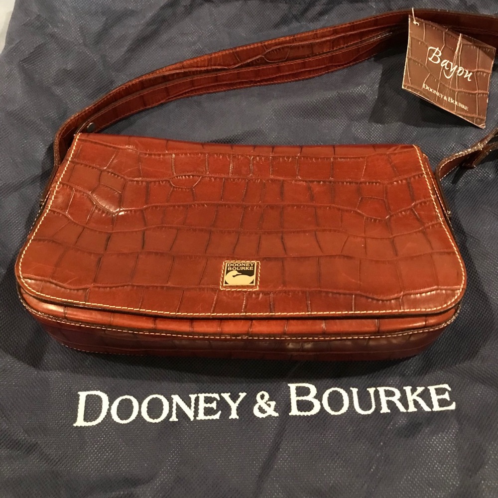 Dooney & Bourke Bayou Full Flap Leather Bag